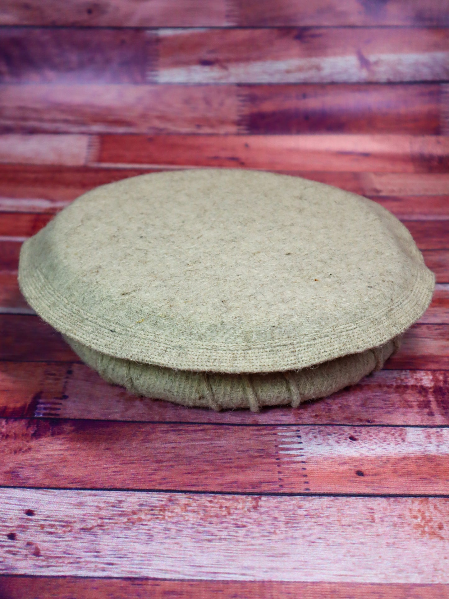 Luxury Hand Made Pure Woolen Beige Chitrali Pakol Cap
