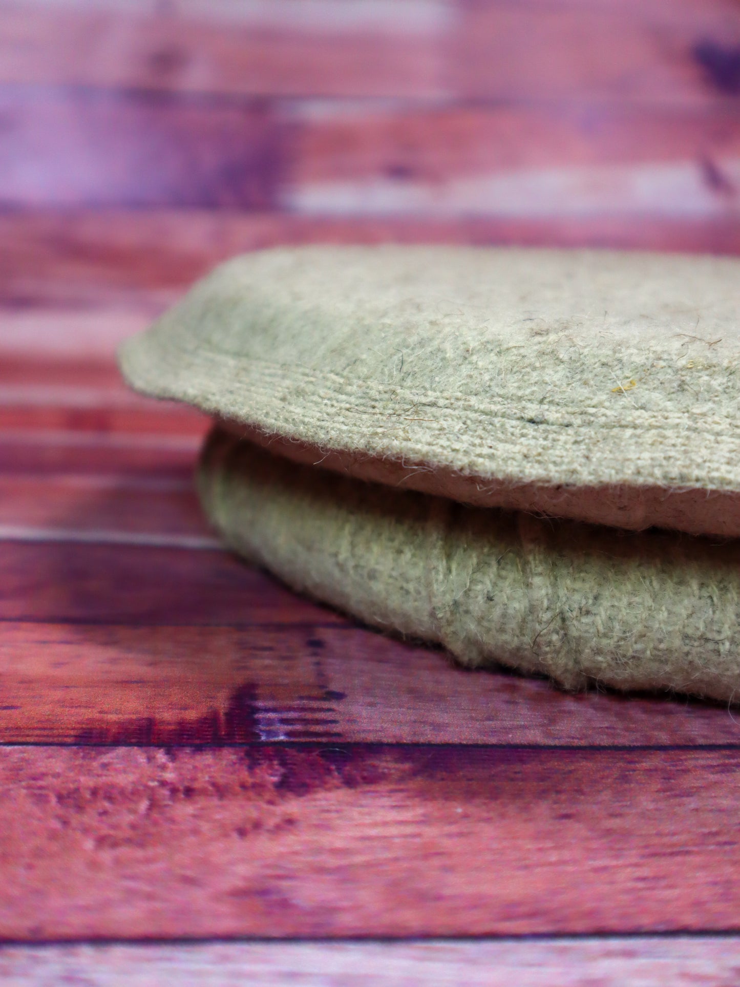 Luxury Hand Made Pure Woolen Beige Chitrali Pakol Cap