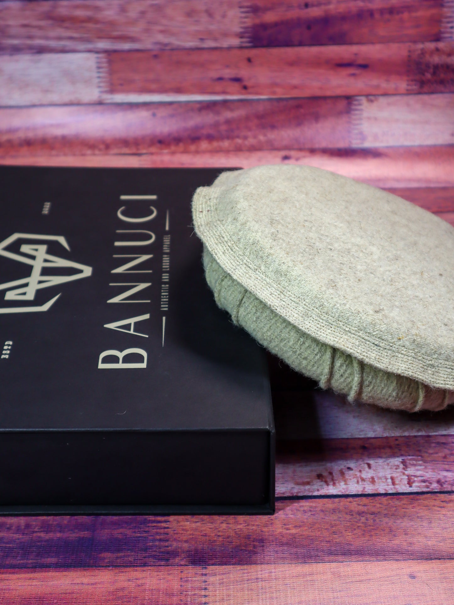 Luxury Hand Made Pure Woolen Beige Chitrali Pakol Cap