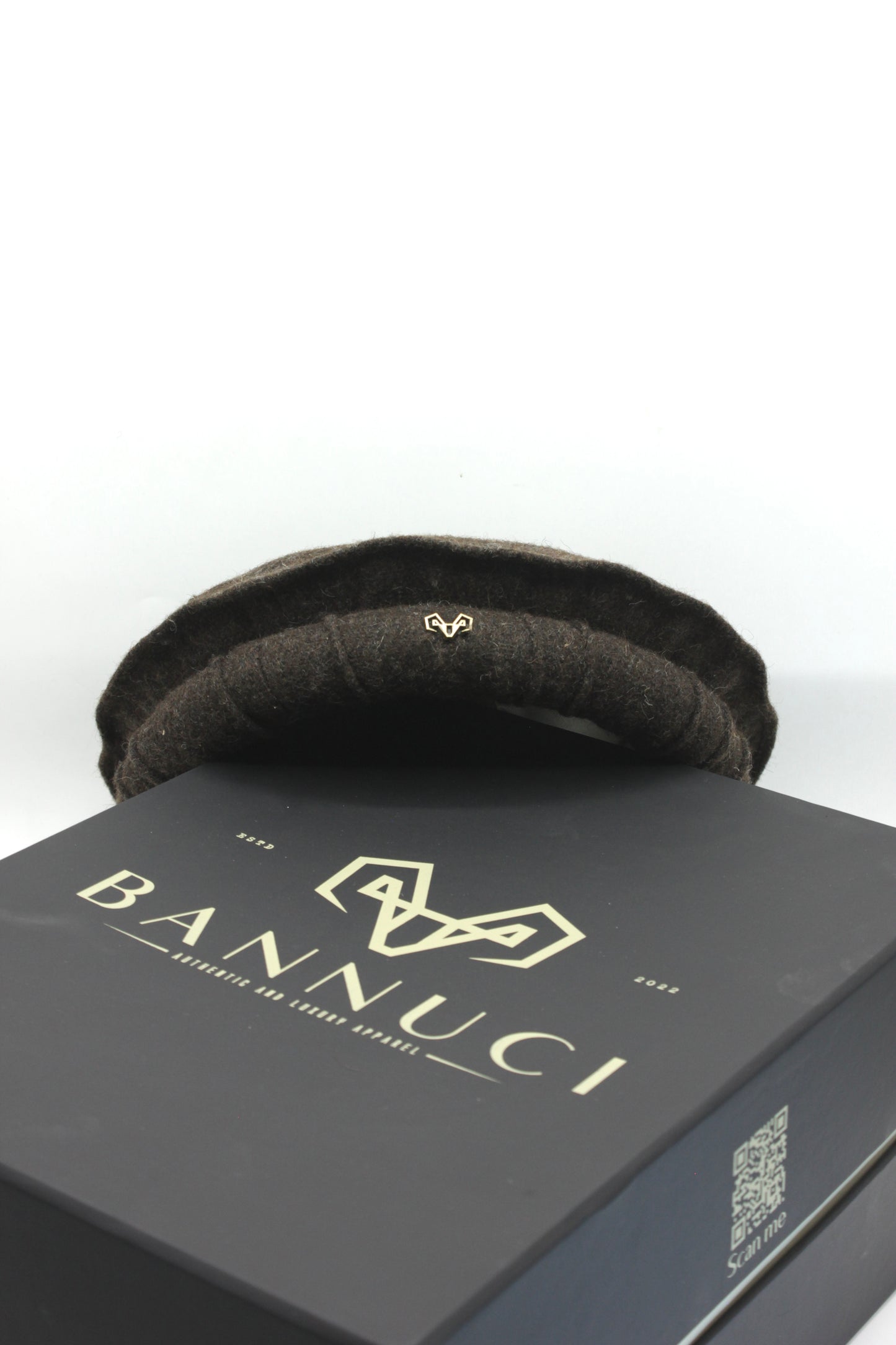 Luxury Hand Made Pure Woolen Dark Brown Chitrali Pakol Cap