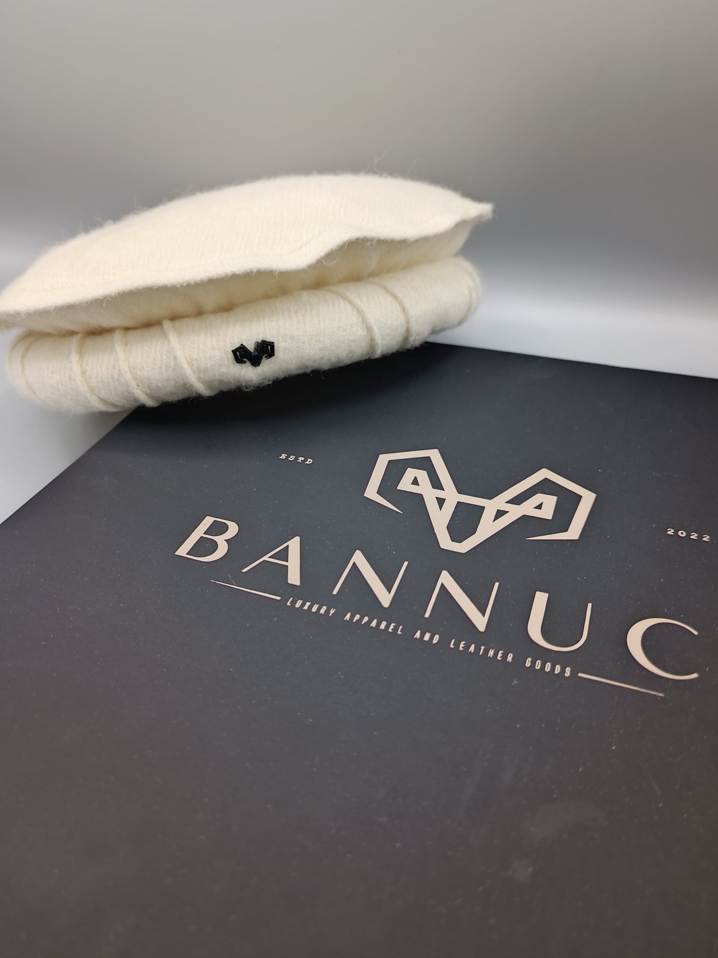 Luxury Hand Made Pure Woolen Off White Chitrali Pakol Cap