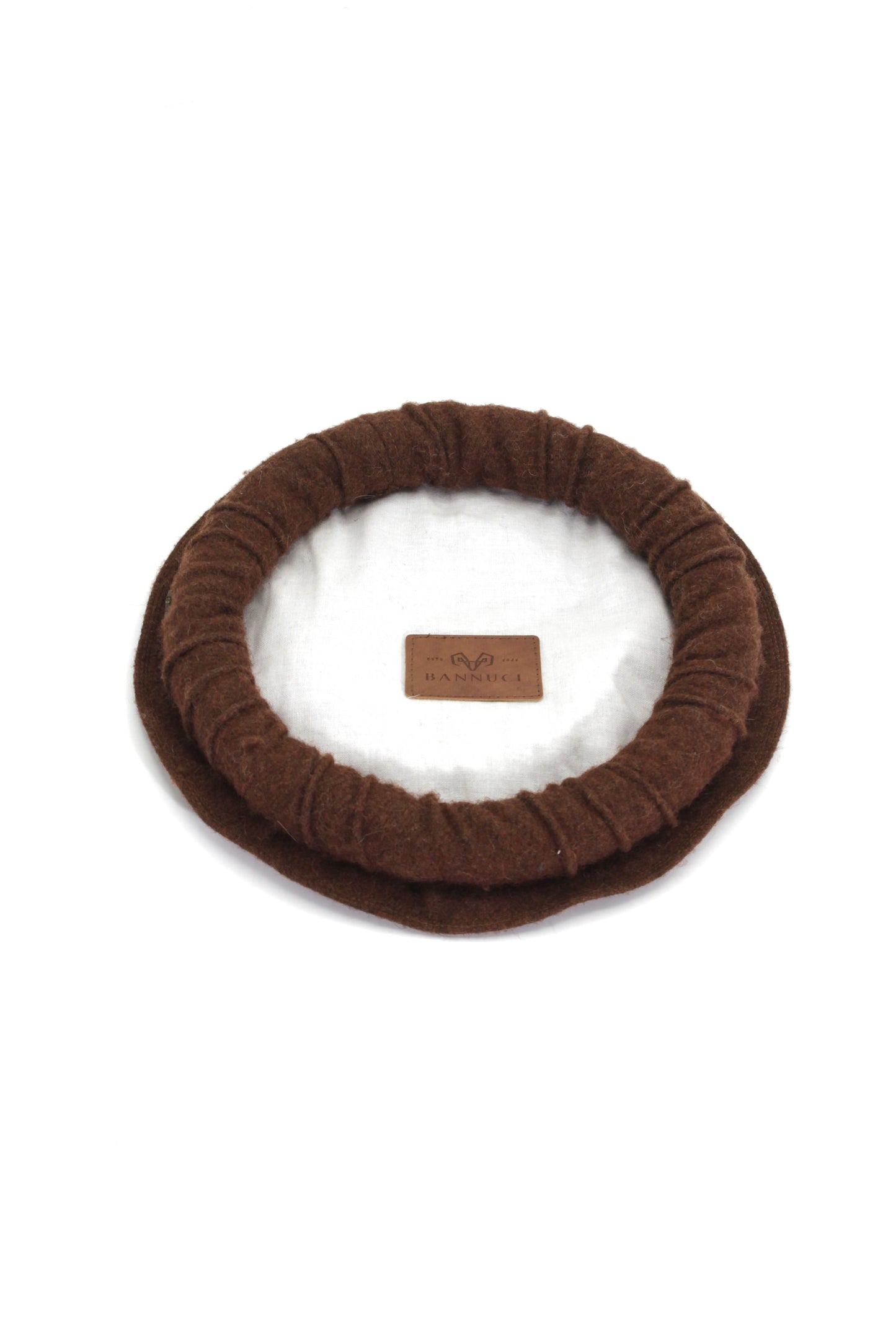 Luxury Hand Made Pure Woolen Chocolate Chitrali Pakol Cap