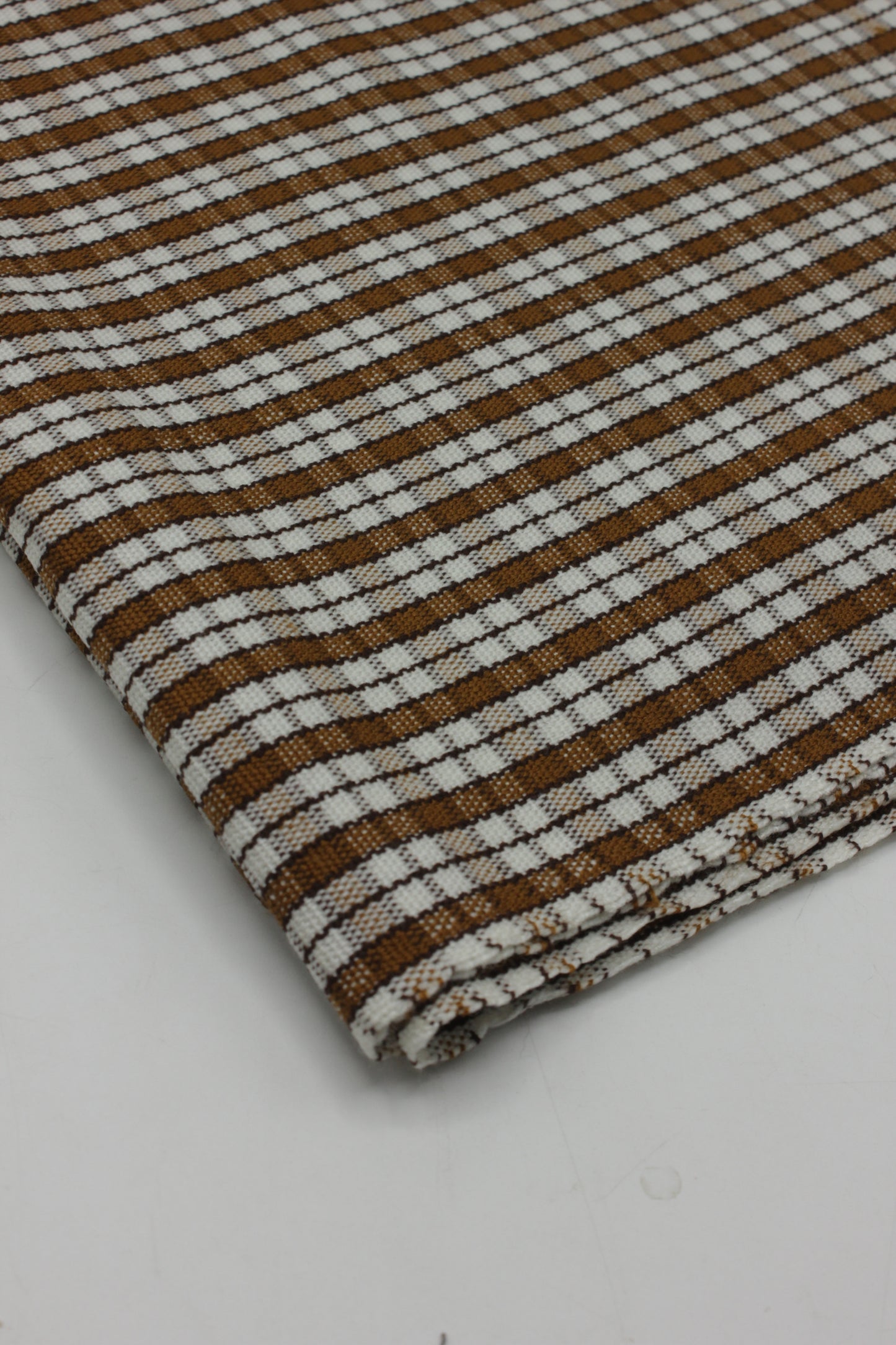 PREMIUM QUALITY OFF WHITE WITH BROWN BORDER PURE WOOLEN SUIT FOR WOMEN