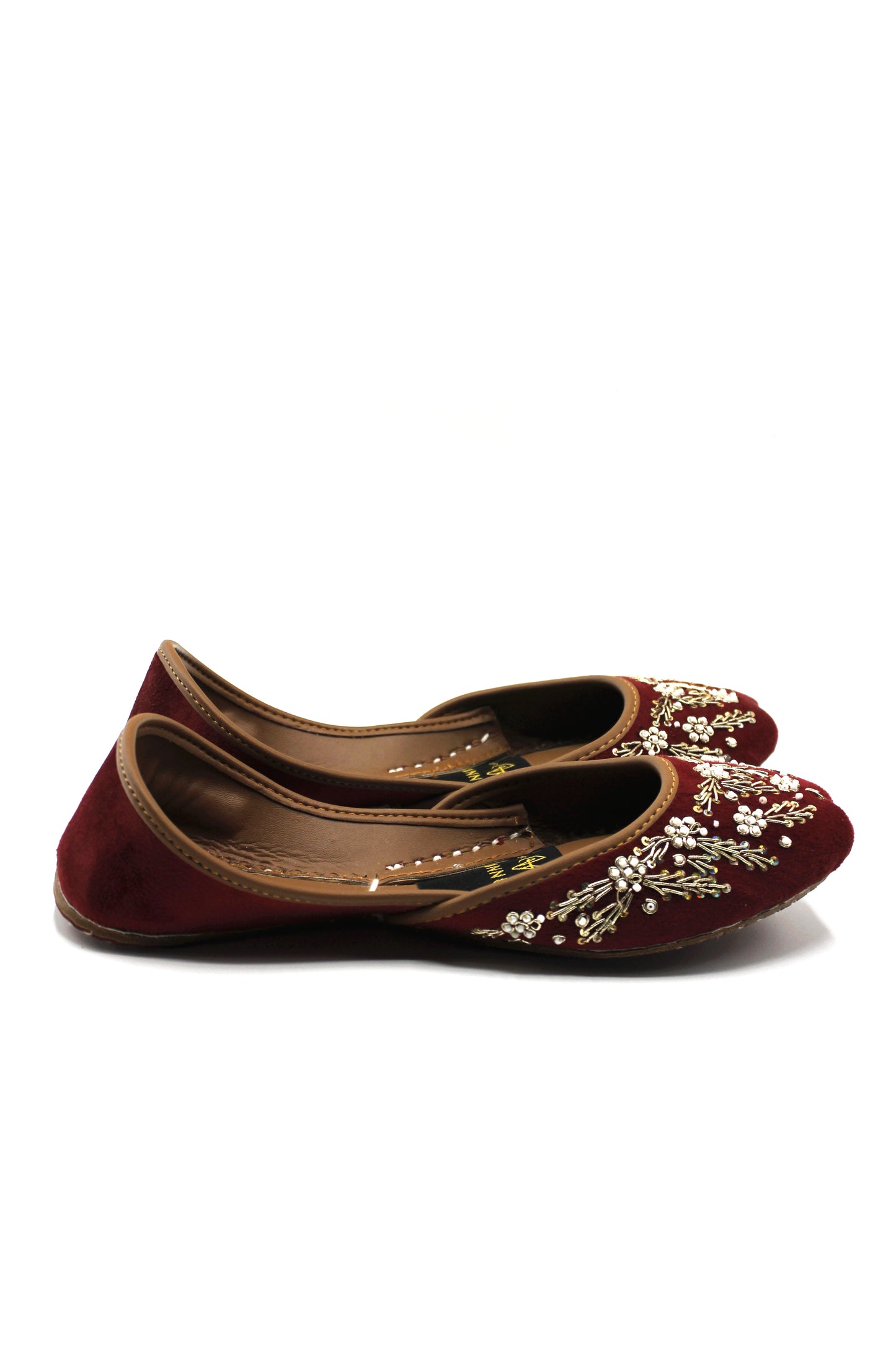 Premium Quality Red Embroidered Khussas