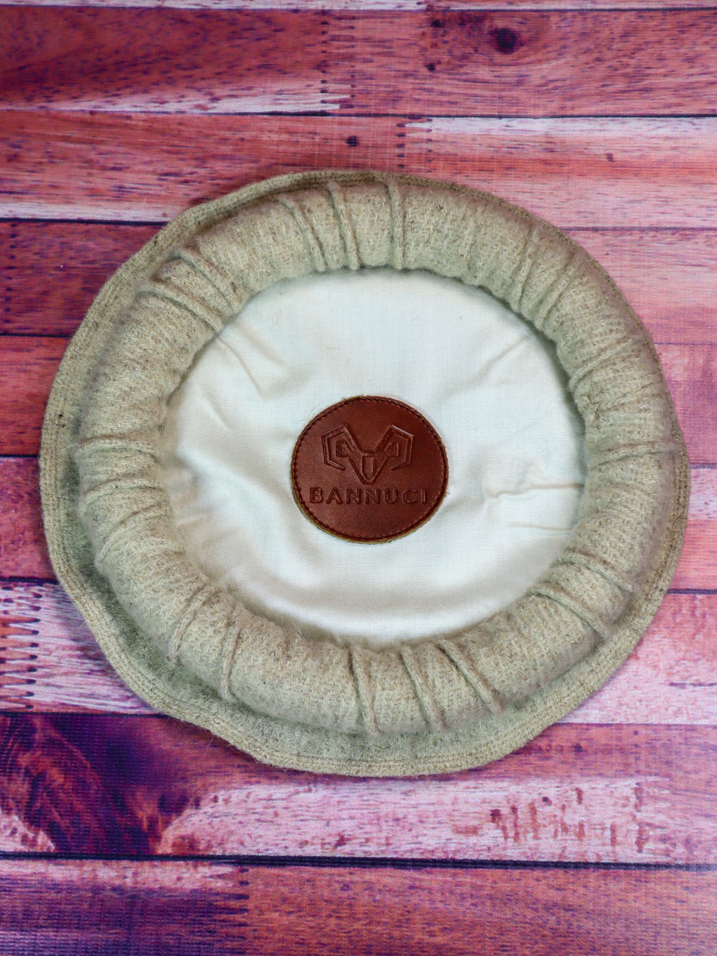 Luxury Hand Made Pure Woolen Beige Chitrali Pakol Cap