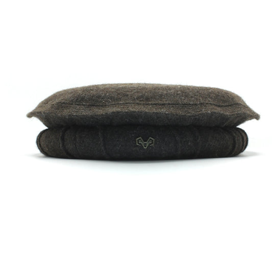 Luxury Hand Made Pure Woolen Dark Brown Chitrali Pakol Cap