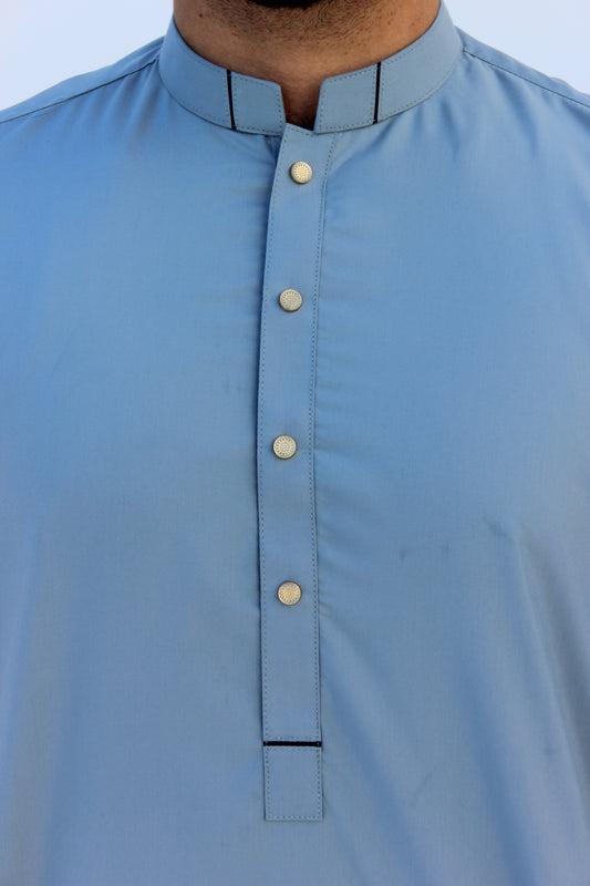 Premium Quality Serene Sky Kurta Shalwar